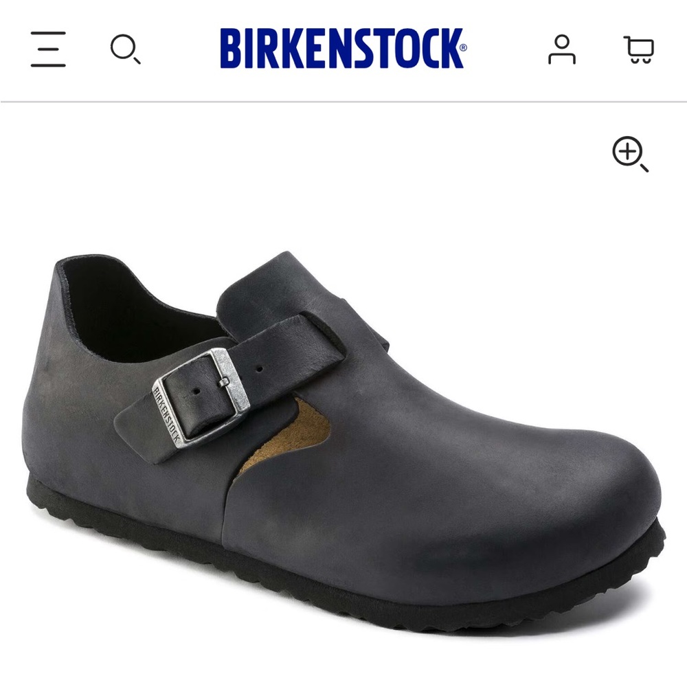 Mens oiled leather London shoes